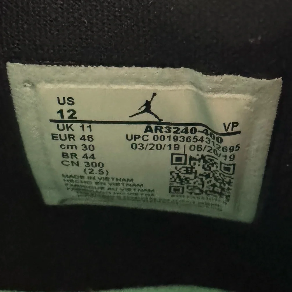 Mens Nike Air Jordan XXXIV 34 Blue Void Sneakers 12